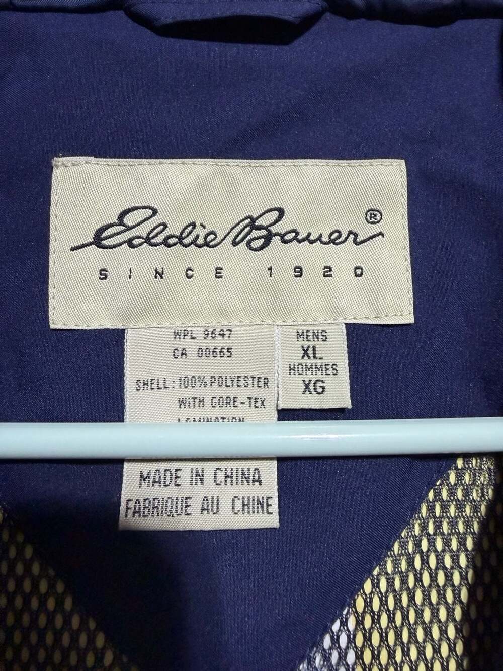 Vintage Eddie Bauer Men's Gore-Tex Hooded Mountain Parka Jacket Green XL - Picture 2 of 4
